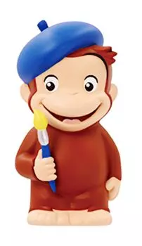 Мягкая виниловая кукла-талисман Curious George [стиль художника]