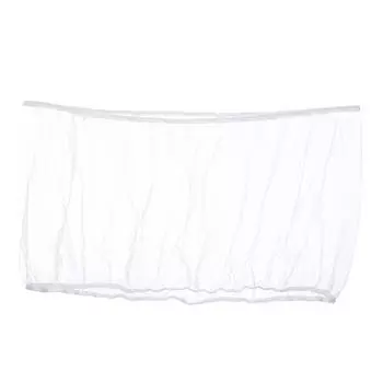 Мягкая воздушная клетка для птиц, ловец семян, эластичная нейлоновая сетка, чехол для клетки для попугаев, юбка белый