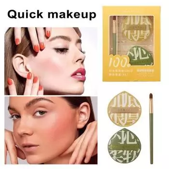 Мягкая воздушная подушка, спонж-консилер для сухого и влажного использования, идеальная пудра для жирной комбинированной, проблемной кожи B