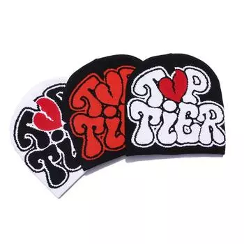 Мягкая, высокоэластичная, теплая и модная хип-хоп шапка-бини для женщин и мужчин, идеальный подарок на зиму 2000 года, вязаная шапка с буквенным узором