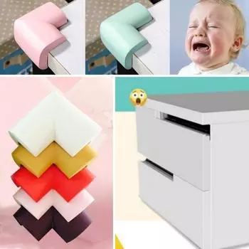 Мягкая защита для углов стола, защита для детей, угловые ограждения для детей, защита для младенцев 1pcs белый