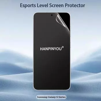 Мягкая защитная пленка из ПЭТ для Samsung Galaxy S25 S24 Ultra S23 S22 S21 Plus FE HD/матовая защитная пленка от отпечатков пальцев Esports Level, а не гидрогелевая пленка For Galaxy S25