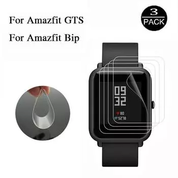 Мягкая защитная пленка из ТПУ для Amazfit Bip 5/3, прозрачная защита от царапин для Amazfit Bip 3 Pro, защитная пленка для экрана, не стекло