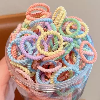 Мягкие эластичные детские резинки для волос — без боли, небольшого размера для маленьких девочек