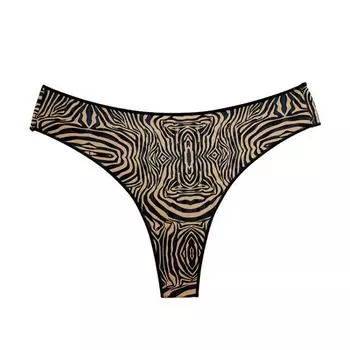 Мягкие эластичные и бесследные женские удобные дышащие спортивные футболки с леопардовым принтом и заниженной талией и большими ягодицами S