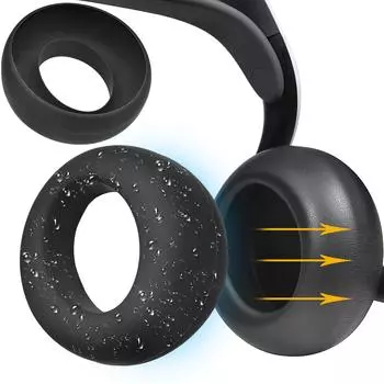 Мягкие амбушюры для PlayStation Pulse Elite (приставка 5) Гарнитуры Амбушюры Силиконовый чехол Блокировка шума