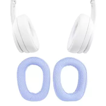 Мягкие амбушюры из сетчатой ткани и губки, амбушюры из пены с эффектом памяти для беспроводной игровой гарнитуры Logitech G435 чёрный