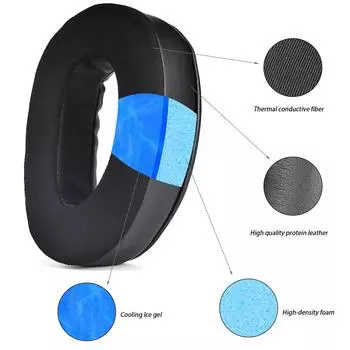 Мягкие амбушюры с эффектом памяти для наушников Sennheiser GSP370/350/303/302/301/300 Амбушюры с улучшенным качеством звука