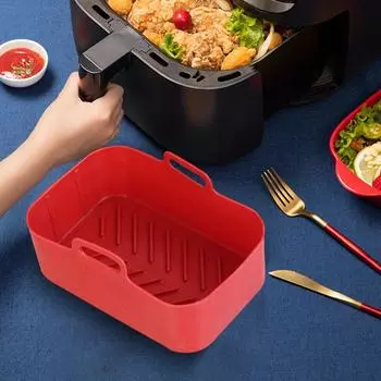 Мягкие аксессуары, противень, корзина для выпечки, нагревательная форма для выпечки для фритюрницы NINJA, силиконовый горшок