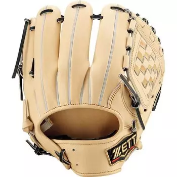 Мягкие бейсбольные перчатки ZETT Pro Status Sosuke Genda Player Type для бросков справа, пастельно-коричневые x черные 4 BRGB30250 (Перчатка) Второй/Короткий (3219) Размер