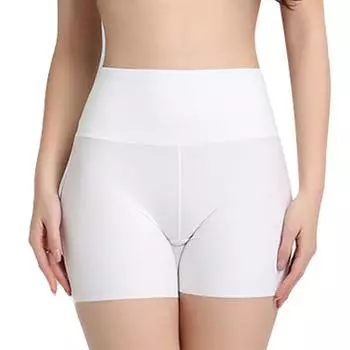 Мягкие бесшовные дышащие шорты женские M белый
