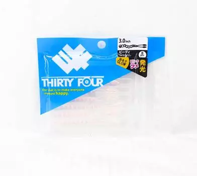 Мягкие бусины «Тридцать четыре» диаметром 3,0 дюйма, 8 шт. в упаковке Hanachirashi (5241)