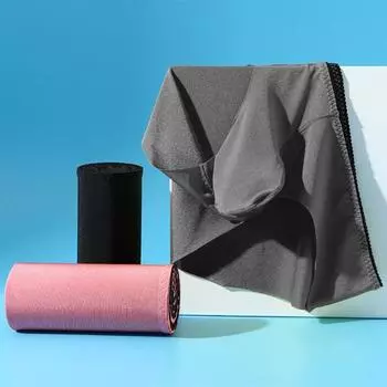 Мягкие быстросохнущие защитные трусы из ледяного шелка, мужские трусы, внутренняя одежда, трусы 2XL