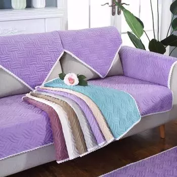 Мягкие чехлы для диванов для гостиной, дома, декоративные, синие, фиолетовые, теплые, нескользящие, чехлы для диванов, чехлы для сидений, чехлы для диванов 70x70cm 1pcs