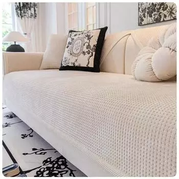 Мягкие чехлы для диванов из шенилла, всесезонный универсальный коврик для дивана, нескользящий чехол для дивана, современная простая подушка для дивана, чехол для дивана в форме буквы L 70x70 A