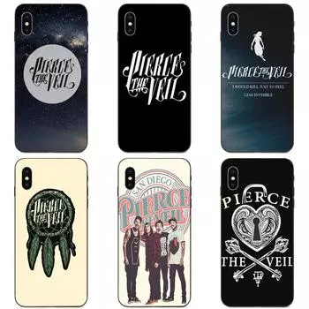 Мягкие чехлы для мобильных телефонов Apple iPhone 4, 4S, 5, 5S SE, 6, 6S, 7, 8, 11 Plus X XS Max XR Pro Max, Singer Group Pierce The Veil iPhone 4