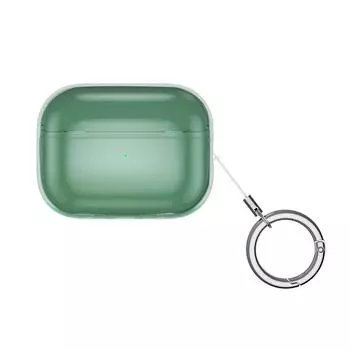 Мягкие чехлы для наушников из ТПУ с пряжкой-ремешком, защитный чехол для гарнитуры, пылезащитный чехол для беспроводных наушников Apple Airpods Pro 2 With Hole белый