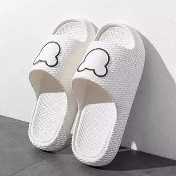 Мягкие домашние мужские тапочки из ЭВА для пар, летние домашние сандалии, нескользящие, унисекс, повседневные, для мужчин, для ванной, душа, удобные, для спальни 36-37
