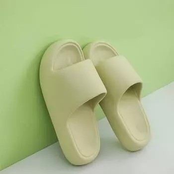 Мягкие домашние сандалии с толстой подошвой и облаком, тапочки, женские летние нескользящие сандалии для ванной комнаты, верхняя одежда для купания, мужские летние сандалии 36-37 розовый