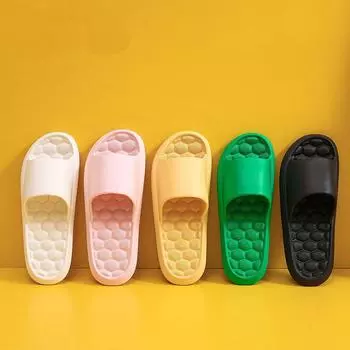 Мягкие домашние шлепанцы в виде облака, женские домашние тапочки для ванной, массажные тапочки с мягкой подошвой, простые мужские тапочки для пар 44-45 белый