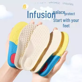 Мягкие, дышащие стельки из пеноматериала для детей — впитывают пот и легко режутся, идеально подходят для комфорта весной и летом. 29-32