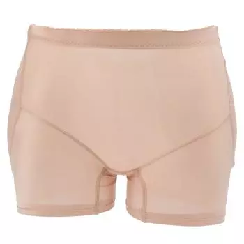 Мягкие дышащие трусики для ягодиц и бедер, женские утягивающие трусики с подкладкой, корректирующее нижнее белье, цвет кожи L L
