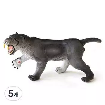 Мягкие фигурки животных Bandi Sabre-Toothed Tiger, 5 штук, популярные игрушки в Корее