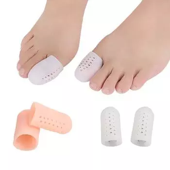 Мягкие гелевые накладки на пальцы ног от мозолей и натоптышей, мягкий дизайн, комплект из 2 шт.