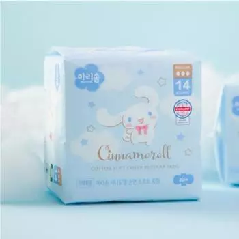 Мягкие гигиенические салфетки Marisom Sanrio Cotton 5 видов (выберите 1),Корейские женские товары