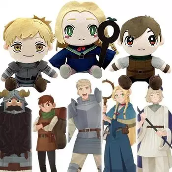 Мягкие игрушки Delicious in Dungeon, ходячие грибы, мягкая кукла Marcille Laios Touden Mandrake, аниме, плюшевая фигурка, рождественский подарок