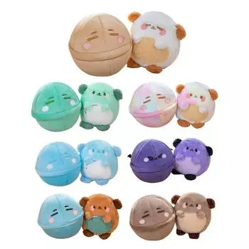 Мягкие игрушки для детей, плюшевые игрушки в виде мультяшных яиц для детей, милые плюшевые игрушки в виде животных, милая мягкая подушка для детей, подарок для детей