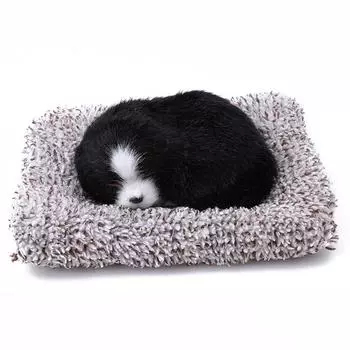 Мягкие игрушки для младенцев, милые имитационные куклы лабрадора/хаски, плюшевые спящие собаки, детские игрушки, украшения для комнаты, детский подарок