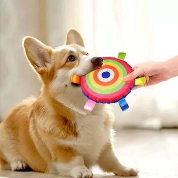 Мягкие игрушки для собак, грызущие мячи, звуковые игрушки для щенков, летающие диски, игрушки для щенков, игры для обучения на открытом воздухе Style A