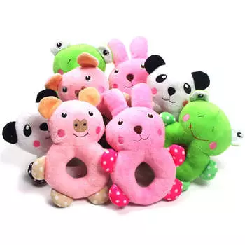 Мягкие игрушки для собак, милые мягкие игрушки в форме животных, для снятия скуки и беспокойства, скрежетания зубами Pig