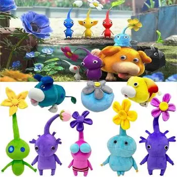 Мягкие игрушки Ice Pikmins, мягкие игрушки Oatchi, куклы, рок-пикмин, растение Olimar, цветок, листья, бутон, Chappy, Bulborb, плюшевые игрушки, рождественский подарок