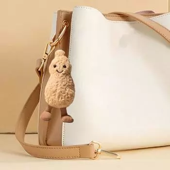 Мягкие игрушки из арахиса, 6 дюймов, мягкая, милая, обнимающаяся, мягкая, пушистая, коричневая кукла для новорожденных детей коричневый