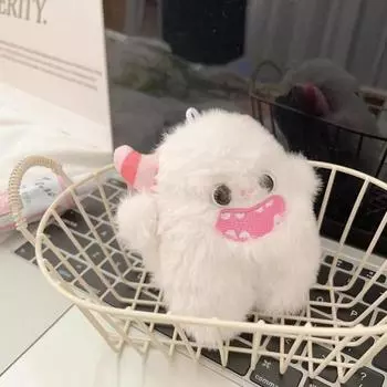 Мягкие игрушки Kawaii Cute Rabbit Little Monster Doll Cartoon Children s Keychain Para Backpack Stuffed Cuboted Cubot Accessories Gifts