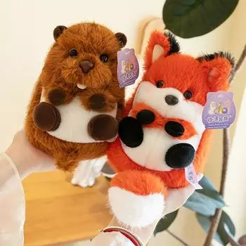 Мягкие игрушки Marmot, плюшевая кукла, мягкий кролик, плюшевая игрушка, украшение для вечеринки по случаю дня рождения 20cm коричневый