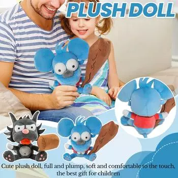 Мягкие игрушки, милые и идеальные подарки на день рождения для друзей и одноклассников, подарки на выпускной One Size синий