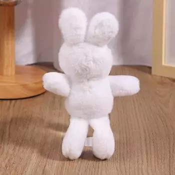 Мягкие игрушки милый сделай сам белый кролик брелок игрушка девочка сумка автомобиль кулон ювелирные изделия подарок onesize