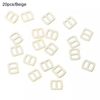 Мягкие игрушки, мини-ультрамаленькие сумки для кукол, аксессуары, трехскользящая пряжка, куклы «сделай сам», пряжки, пуговицы на ремне 20pcs бежевый