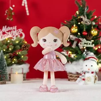 Мягкие игрушки, новый дизайн, модная девочка, куклы Тина, кудри, пушистые друзья для детей, подарок на день рождения, розовый