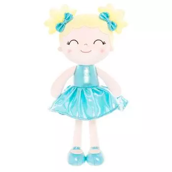 Мягкие игрушки Подарки для девочек Мягкая кукла для девочки на первый день рождения Подарок для девочки Кудрявая девочка Серия Glitter 30 см Озеро Зеленое