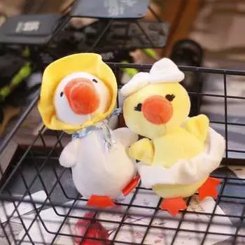 Мягкие игрушки Подвеска на рюкзак Милая подвеска Подвеска в виде животного Милая подвеска белый