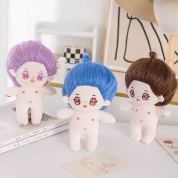 Мягкие игрушки, сменная кукла, мягкие игрушки, плюшевые хлопковые куклы, детские игрушки, подарки розовый