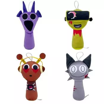 Мягкие игрушки Sprunki Incredibox Мягкая кукла Sprunki Game Cartoon Подушка для детей Подарки на день рождения Мягкие куклы Рождественский подарок