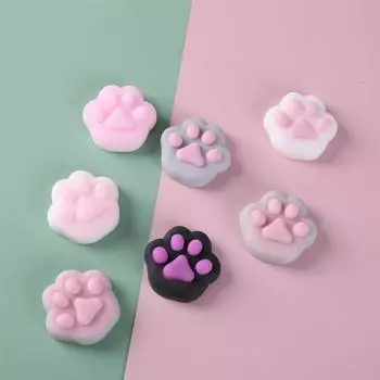 Мягкие игрушки Squishy Squeeze Toys Маленькие игрушки в виде кошачьих лапок Подарки для детей Подарки на вечеринку Мини-ужин Милая игрушка для снятия стресса J54