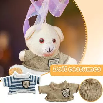 Мягкие игрушки Свитер Аксессуары Кукольная одежда Куклы Тряпичные куклы для ношения One Size коричневый