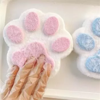 Мягкие игрушки Taba Giant Paw Squishy для детей и взрослых, большие пушистые кошачьи лапки Squishy для снятия стресса, супер мягкие сжимаемые игрушки Fidget розовый