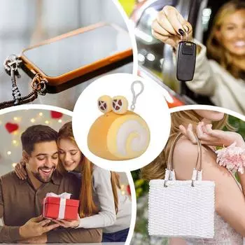 Мягкие игрушки Улитка рулет брелок креативная кукла плюшевая игрушка подарок на день рождения style 1